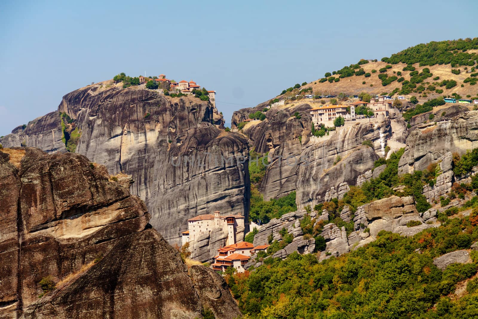 Meteora Monasteries, Greece by Lamarinx