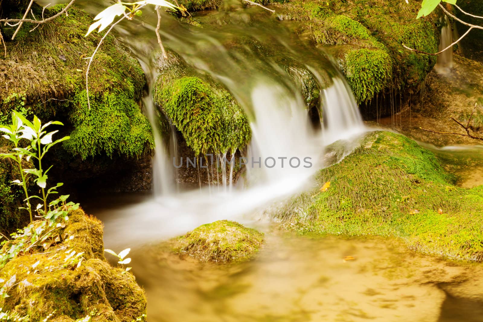 Small waterfall, Krka national park, Croatia by Lamarinx