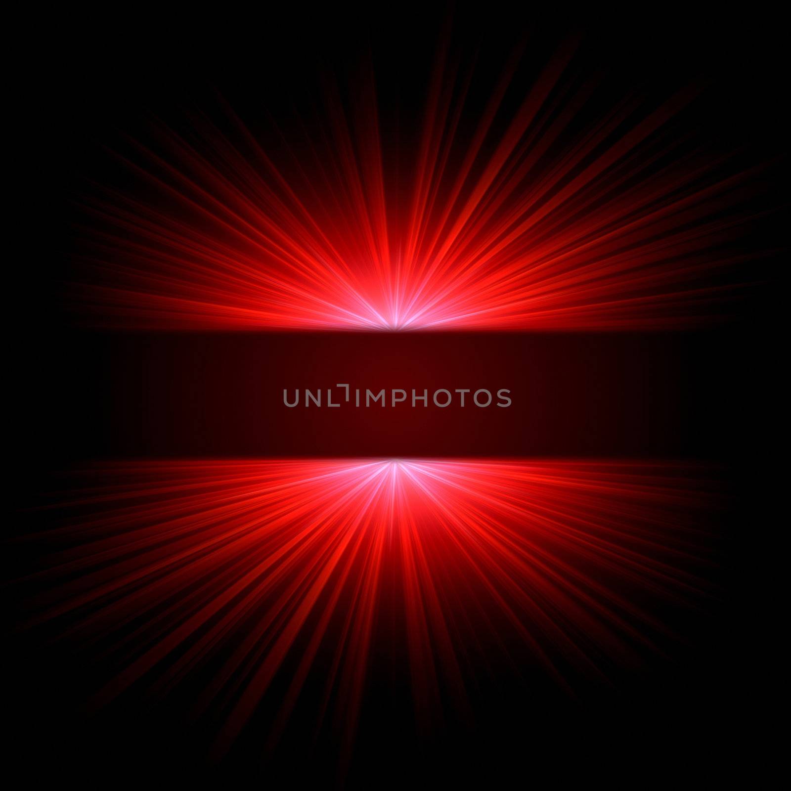 abstract red ray lights over dark gradient