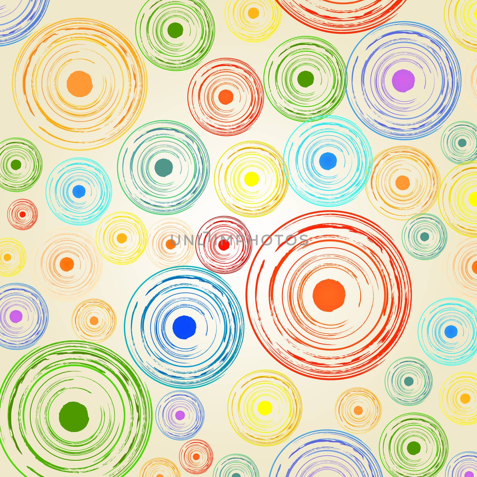 Abstract background - paint color circles and dots