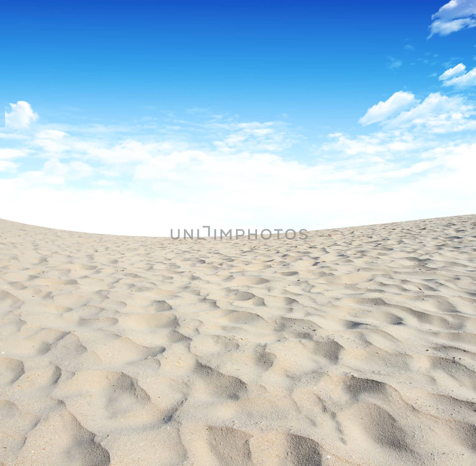 Sand and sky with clouds and sun background 
 by rufous