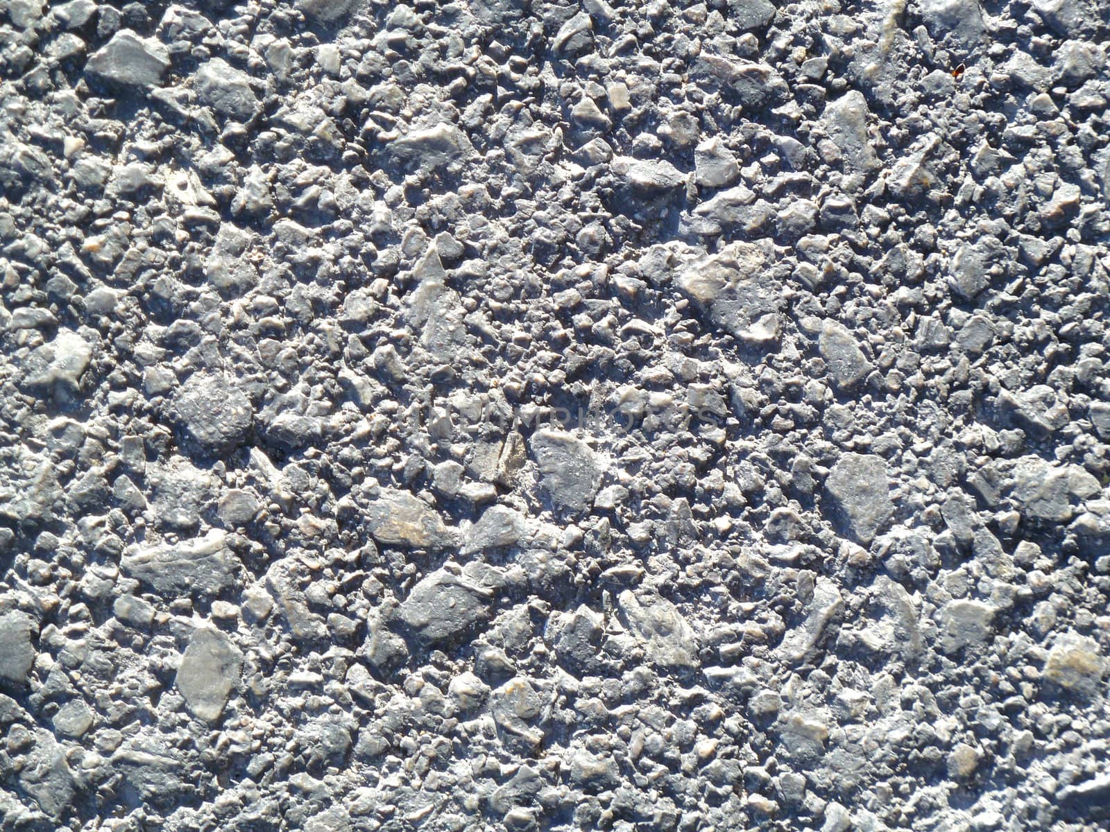 closeup on a section of a rough grey surface