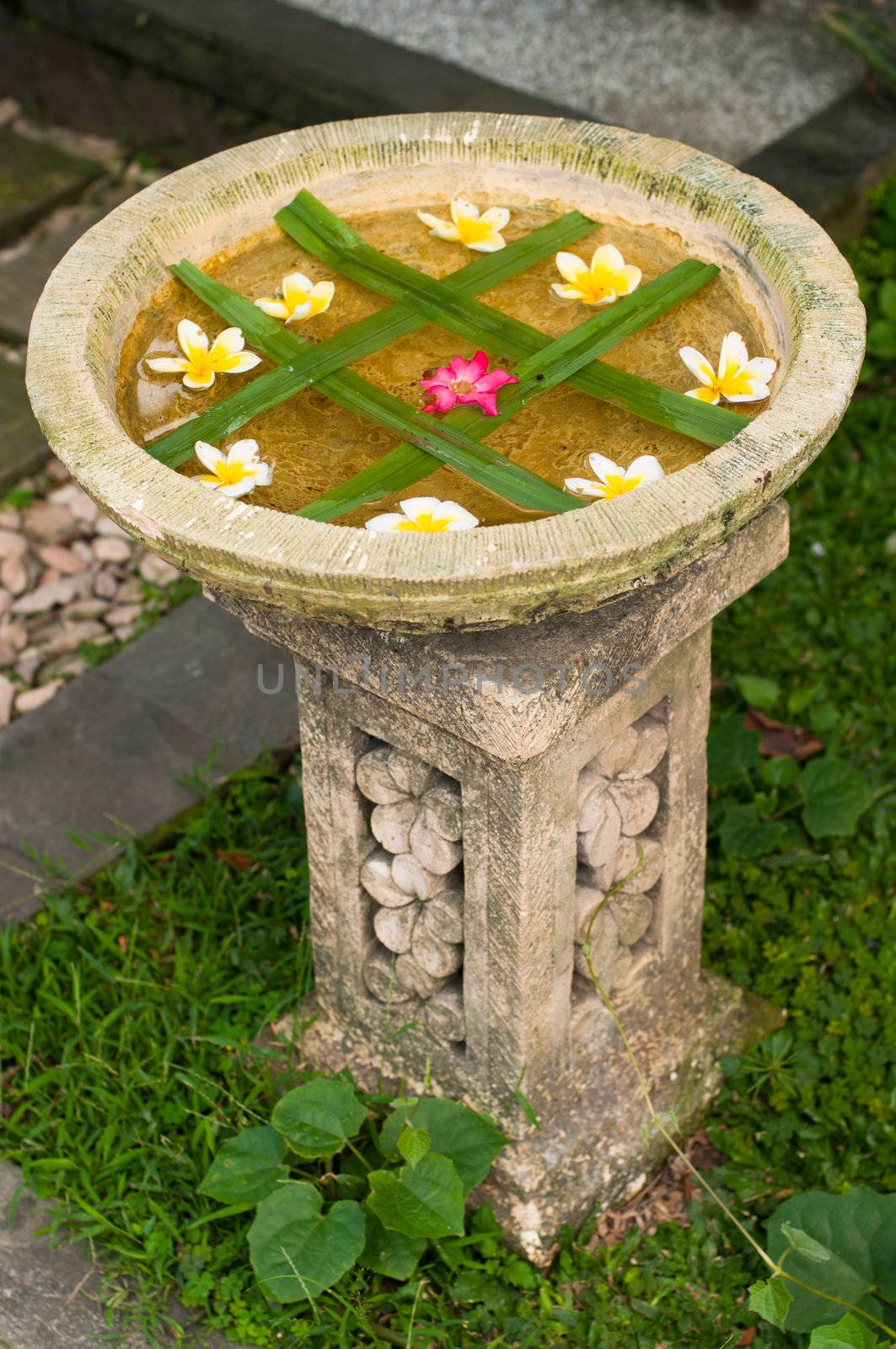 Hindu Daily Offering In Ubud, Bali, Indonesia