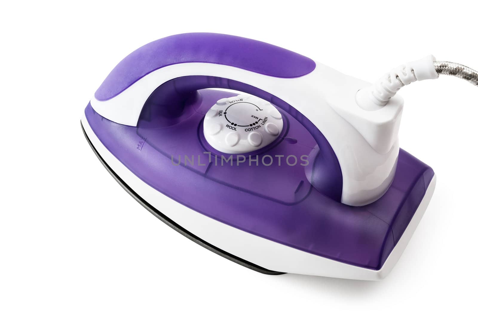 Electric iron it is isolated on a white background