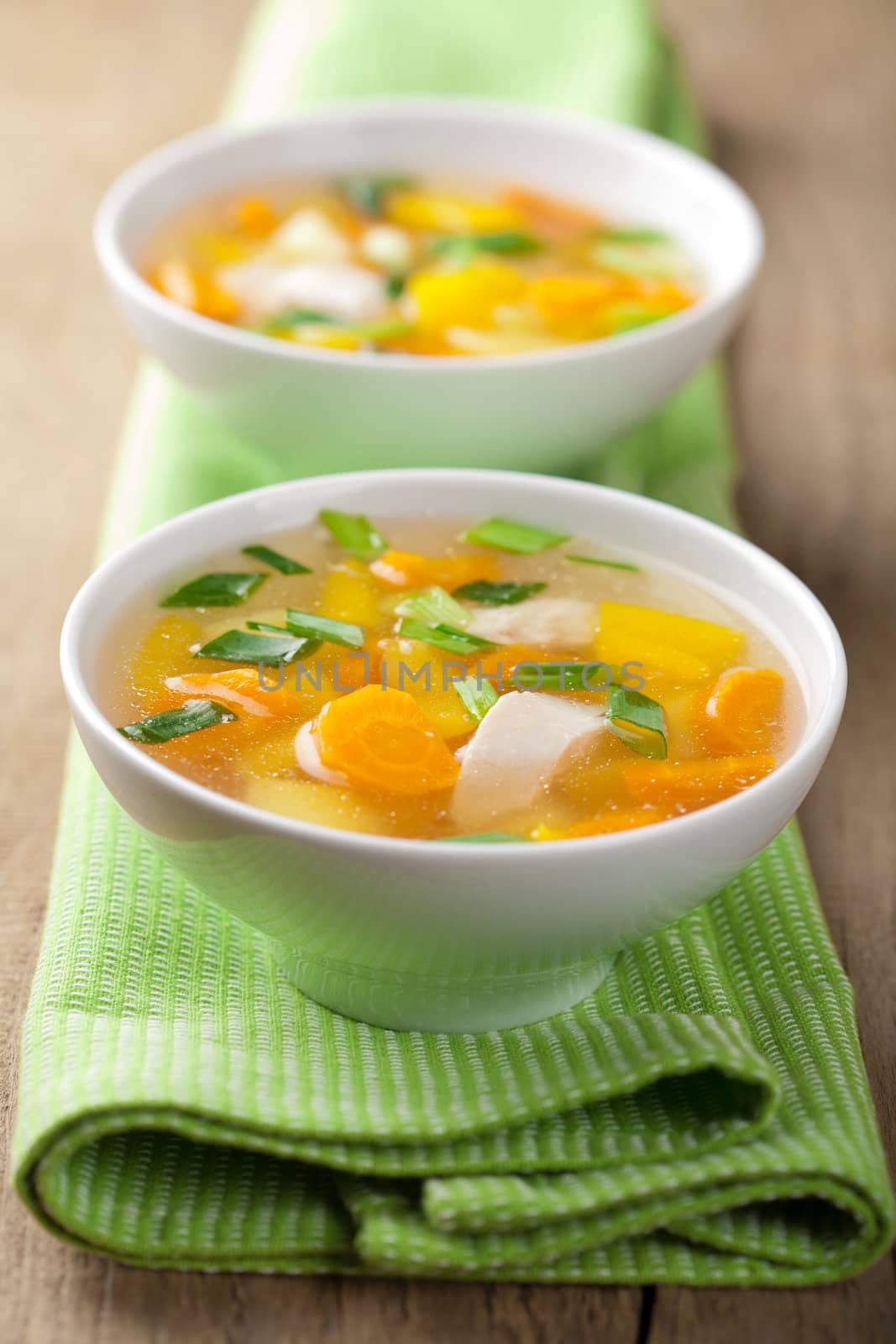 chicken soup with vegetables 