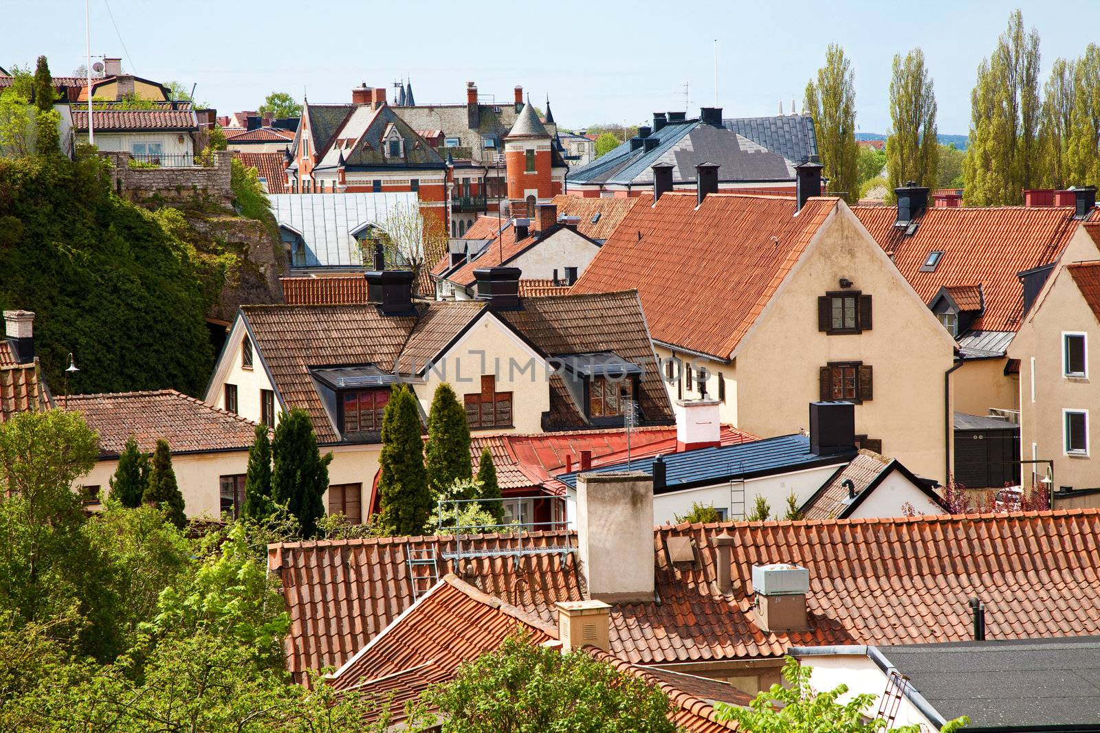 Visby city at Gotland, Sweden 