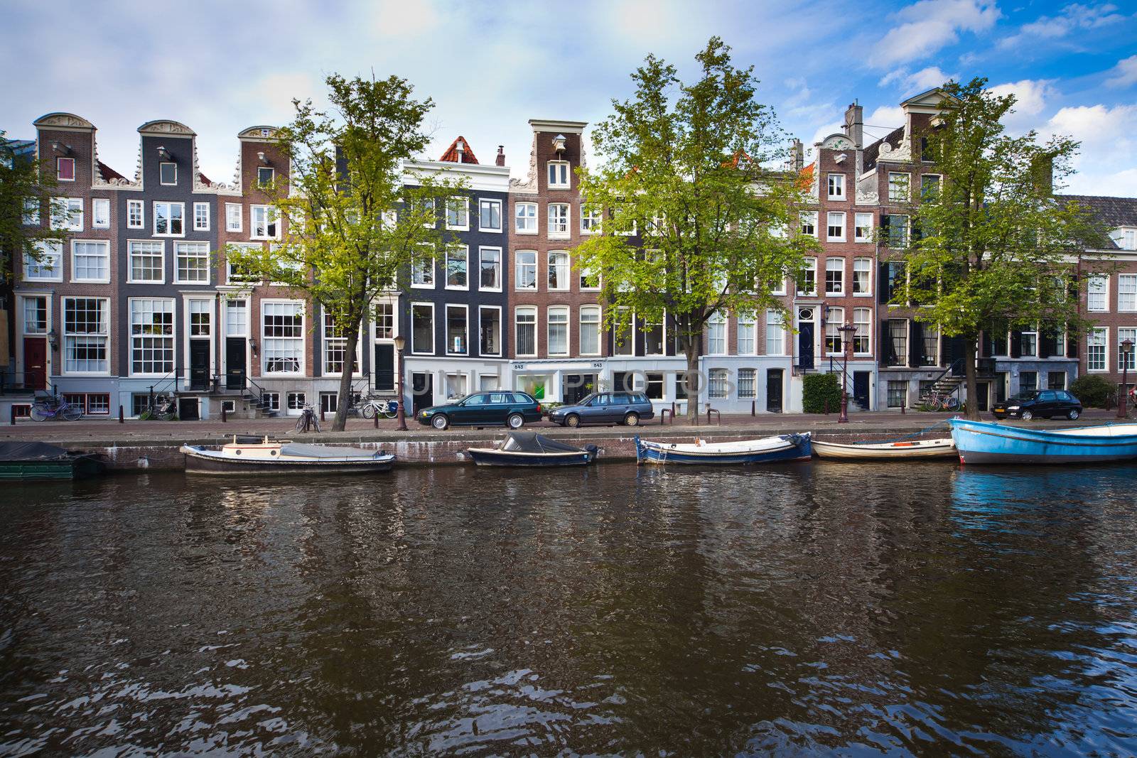 a picture of one of beutiful Amsterdam's buildings