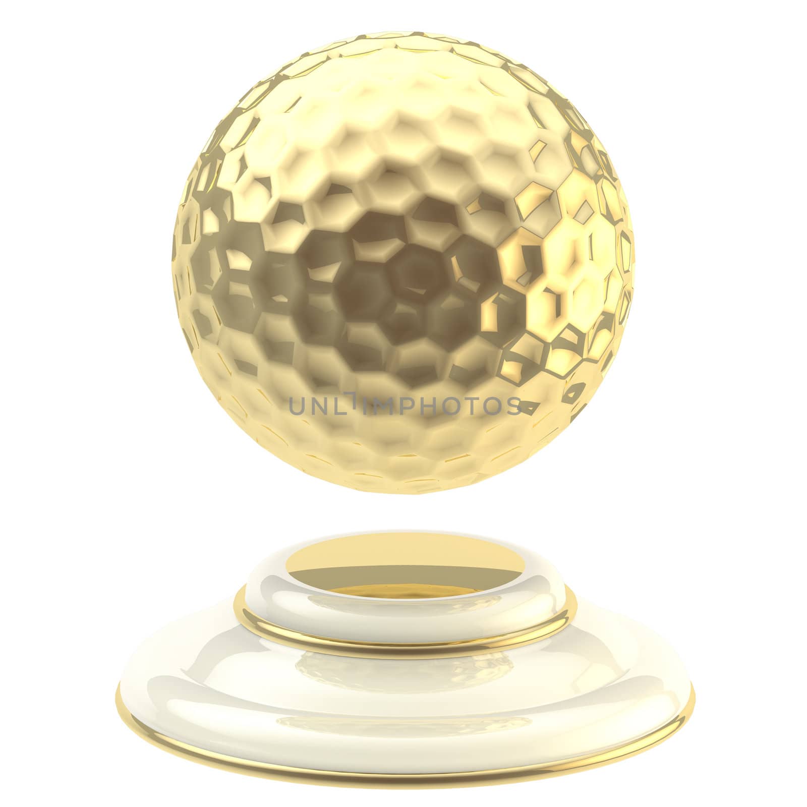 Golden golf ball champion goblet by nbvf