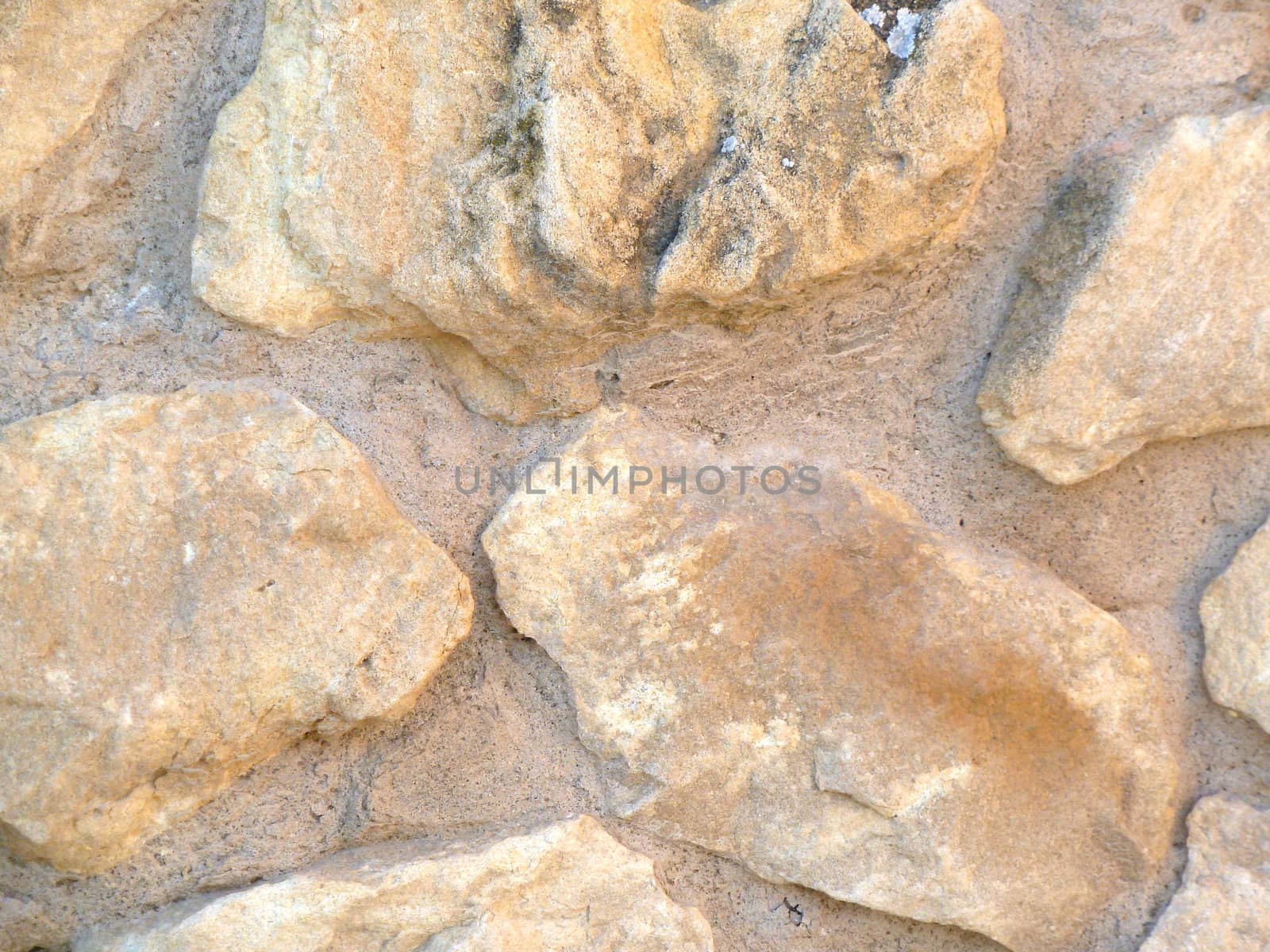 old rocks as part of an old wall