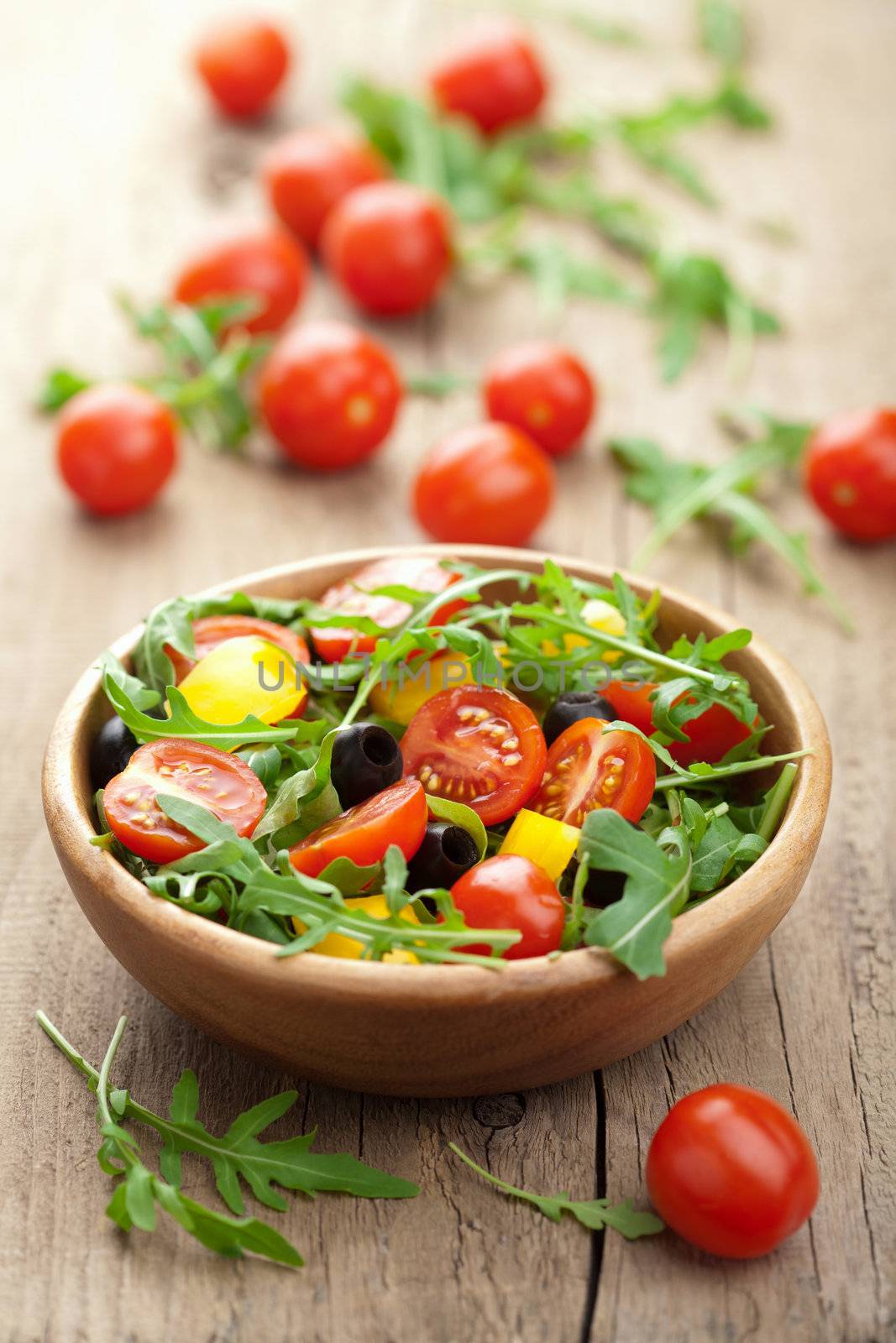 fresh vegetable salad