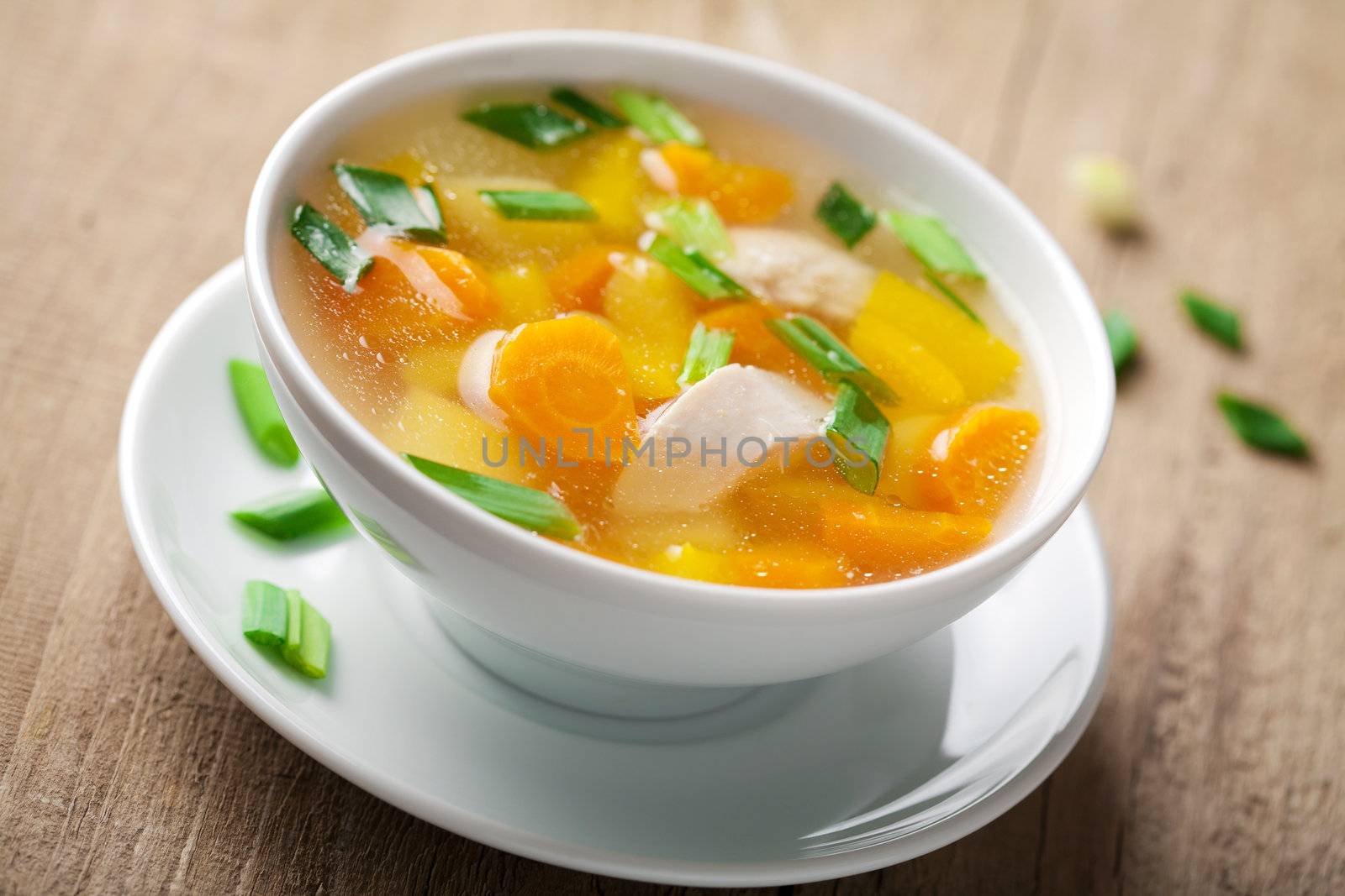 chicken soup with vegetables 
