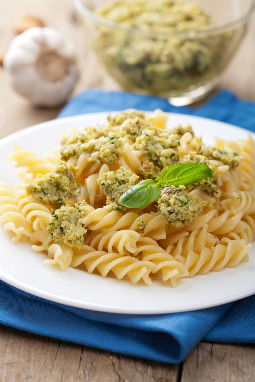 pasta with olive tapenade 