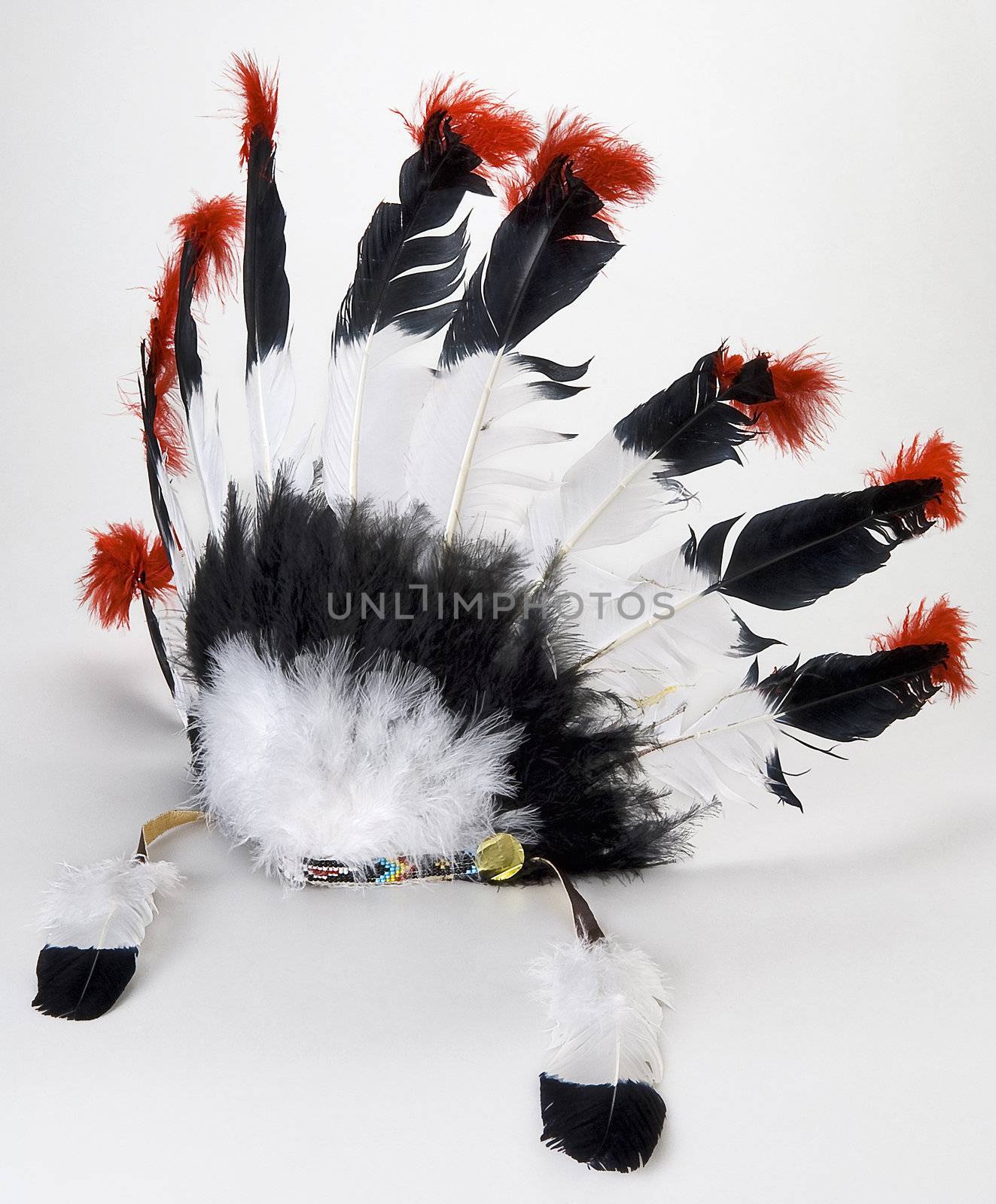 Indian feather headdress by pbombaert