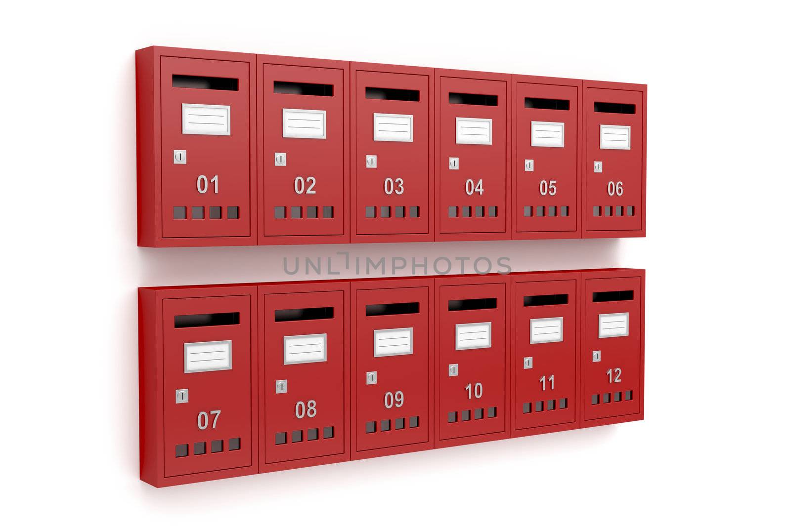 Red mailboxes by magraphics