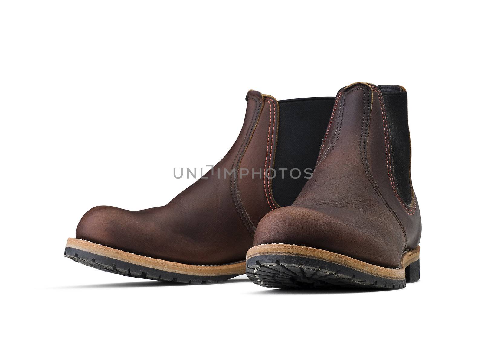 Pair of brown boots
