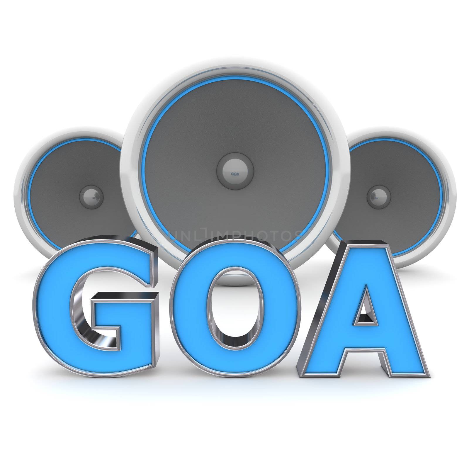 Speakers GOA � Blue by PixBox