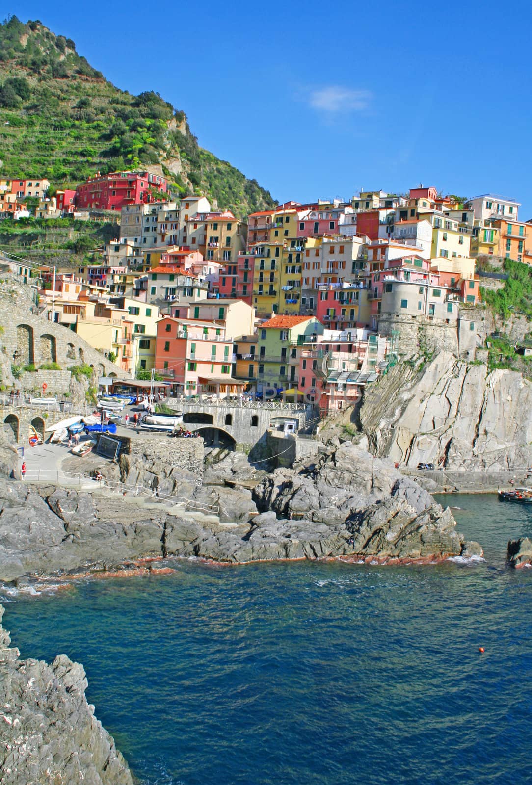 Italy. Cinque Terre region. Manarola village