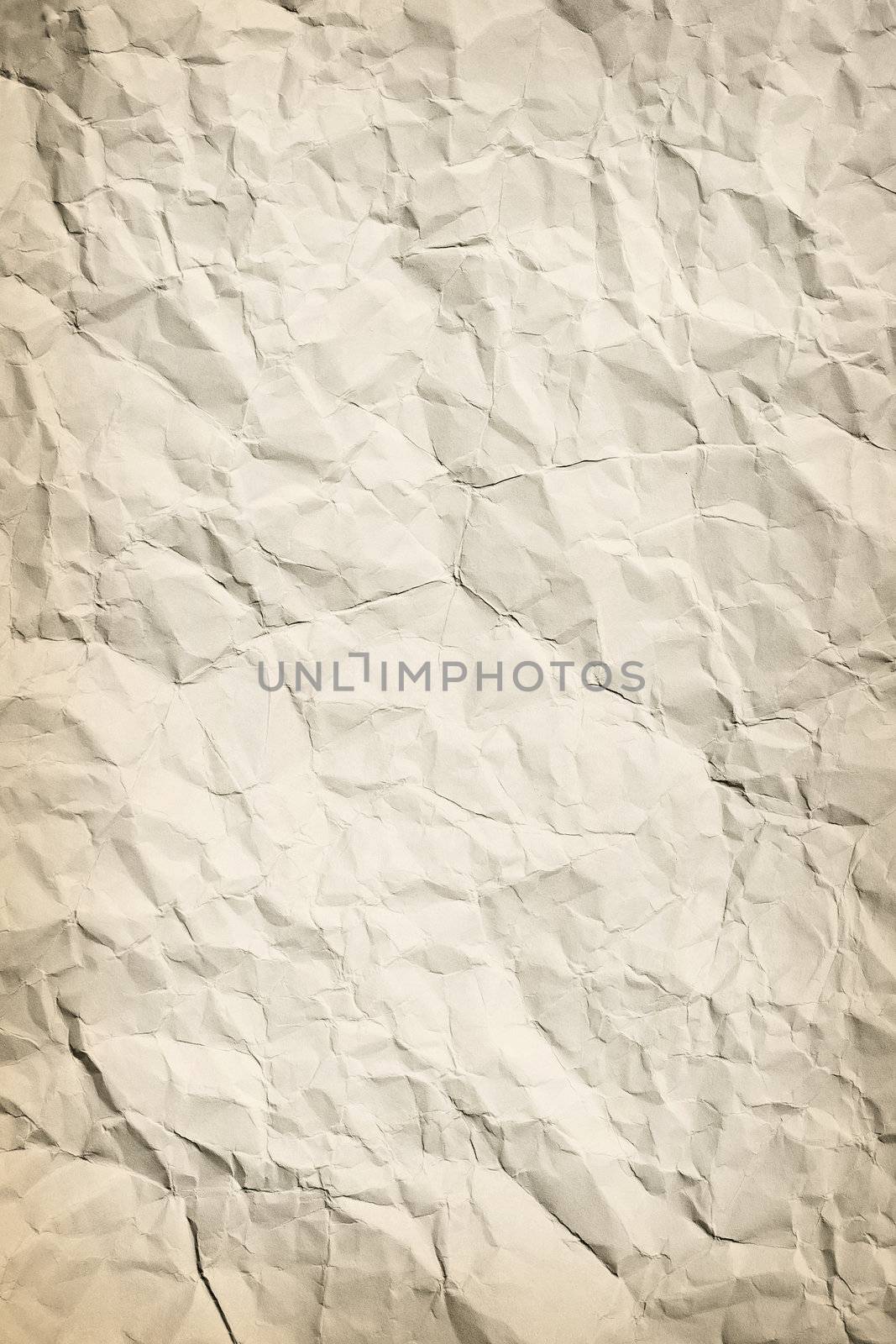 Vertical grunge background - the surface of an old yellow paper