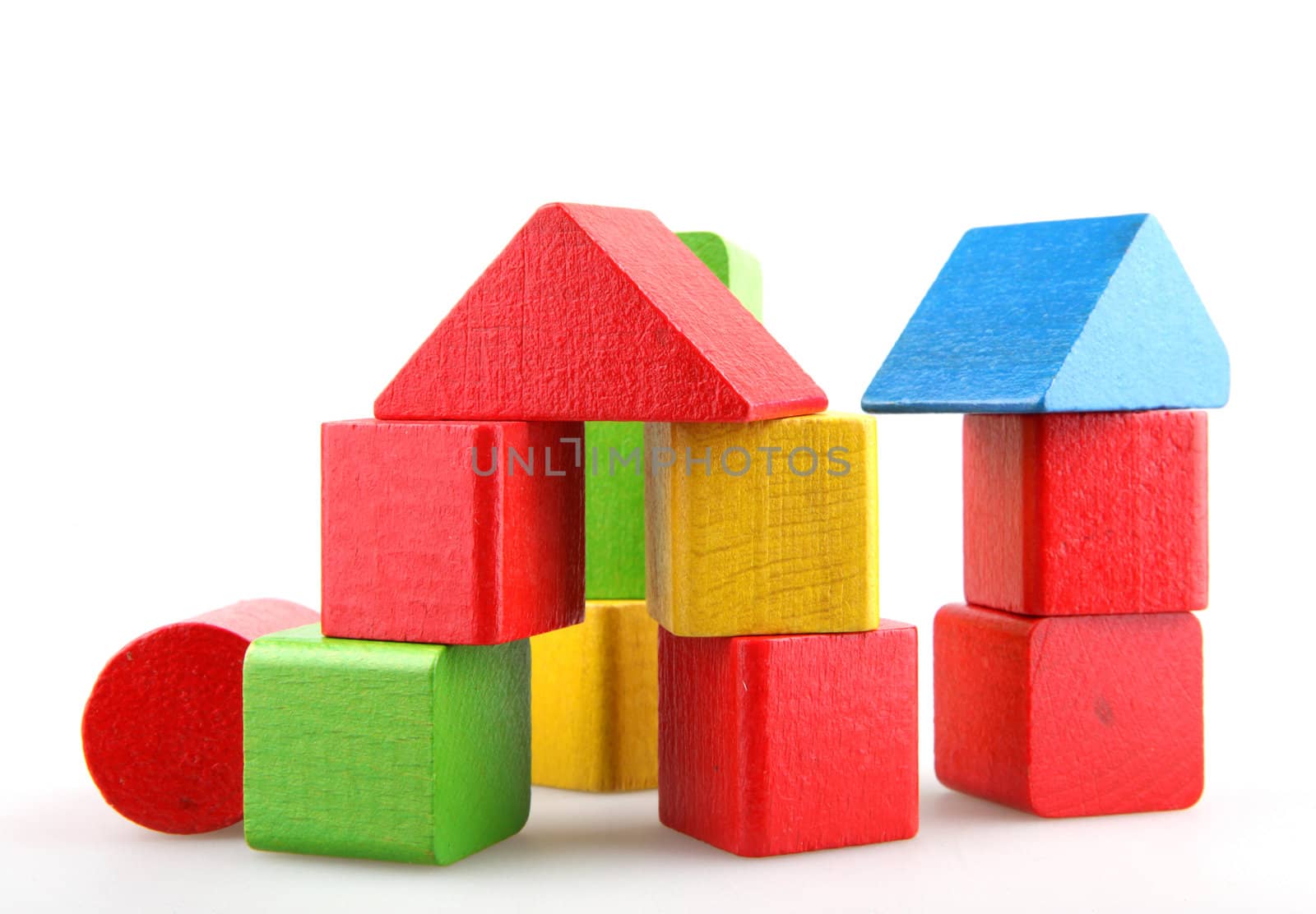 Wooden building blocks
