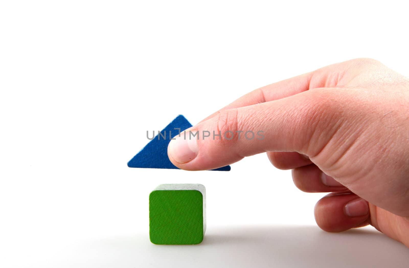 Wooden building blocks