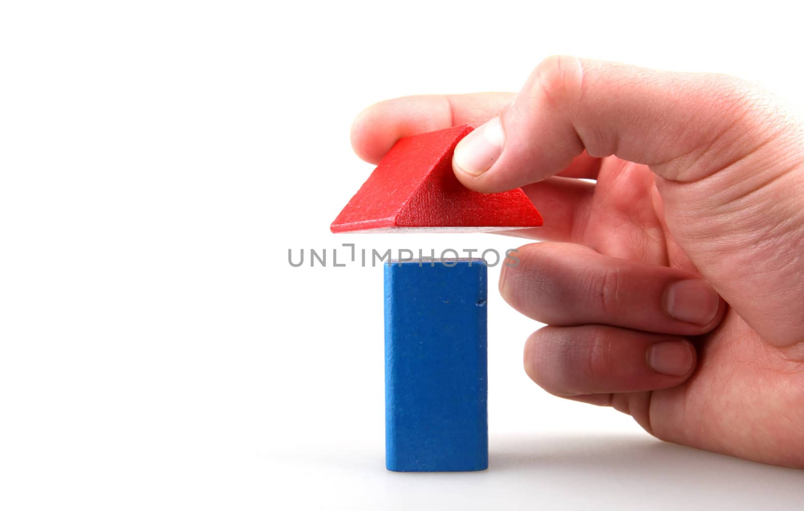 Wooden building blocks