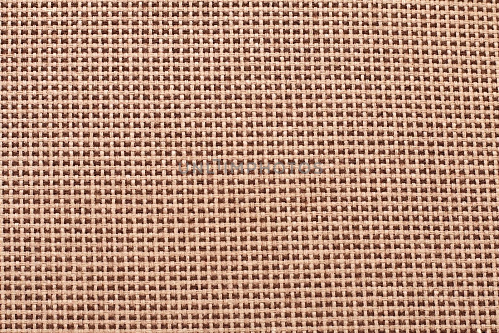 texture of natural fabric brown