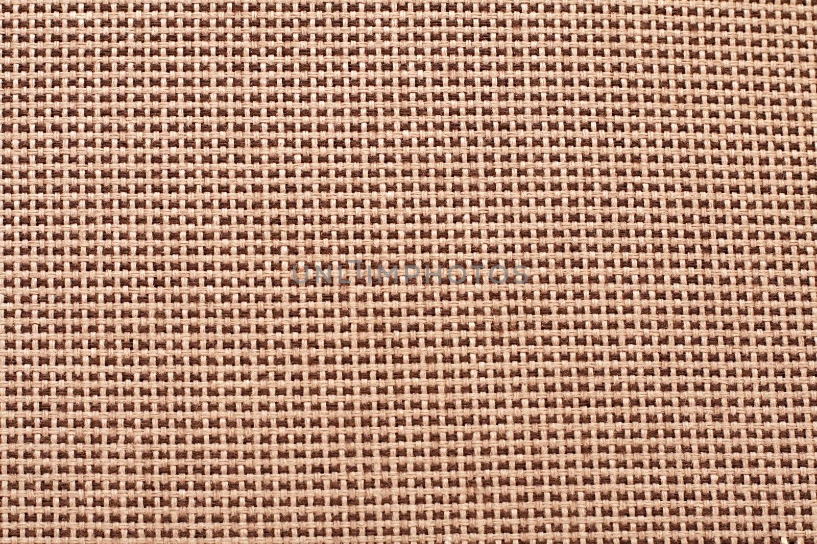 texture of natural fabric brown