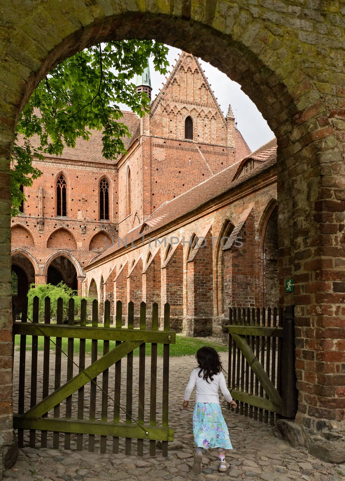 Entrance to Kloster Chorin, a Unesco Heritage in Germany.