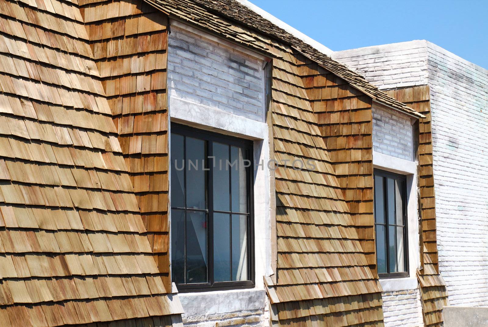 window on old roof top