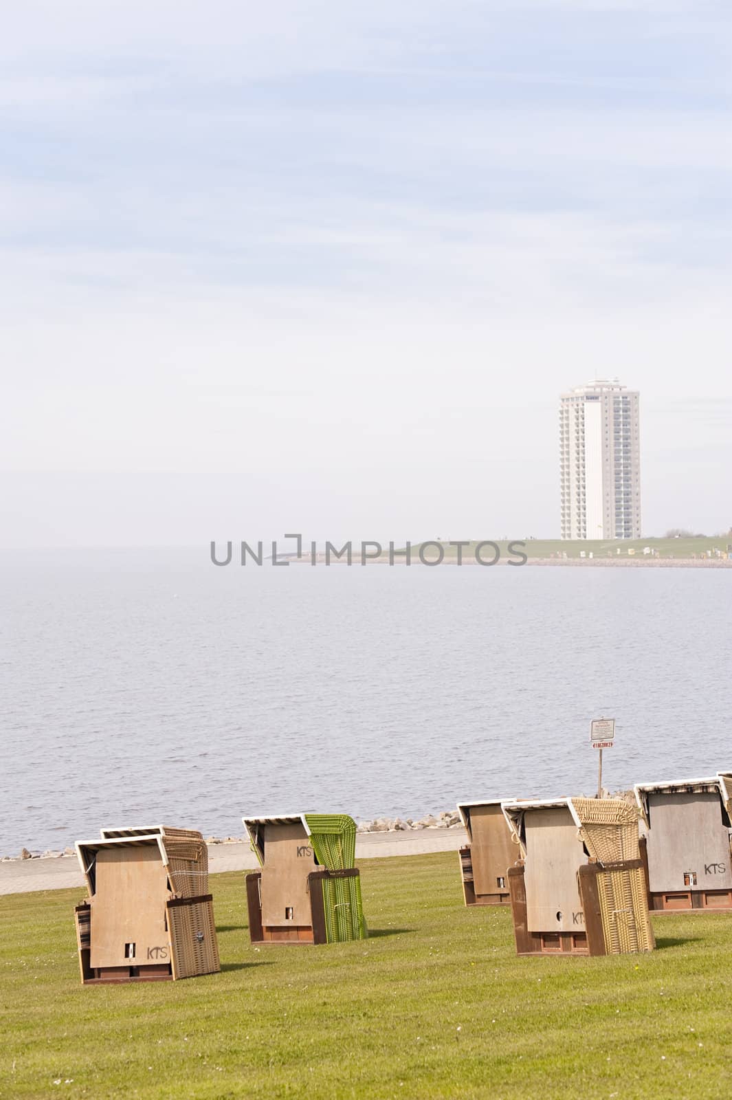 Beach chairs in Buesum, Germany