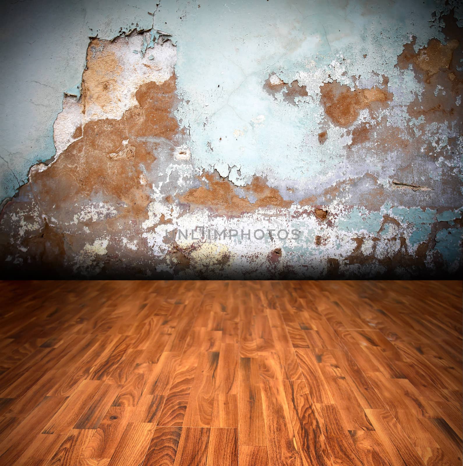 old grunge background, vintage interior by rufous