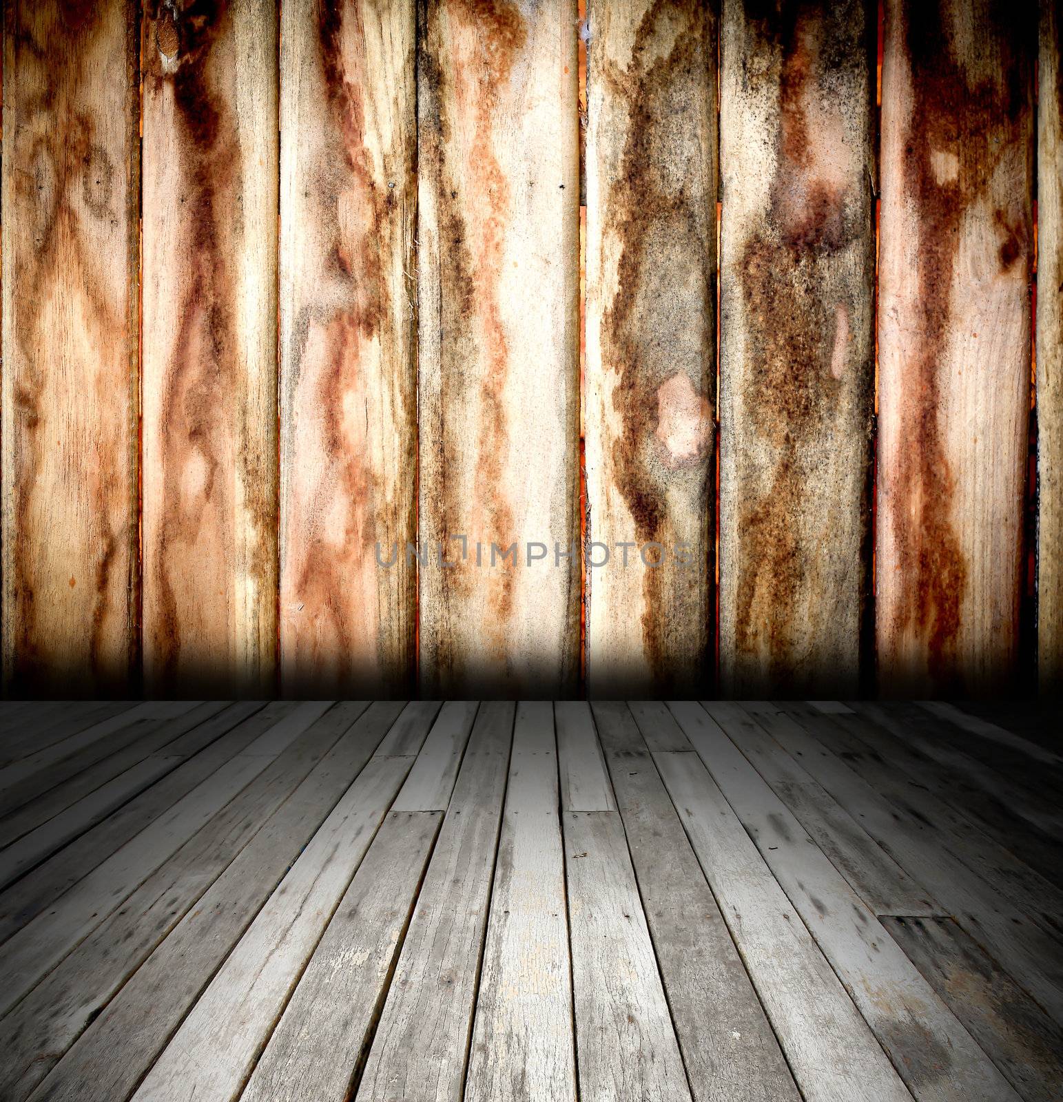 wooden planks interior by rufous