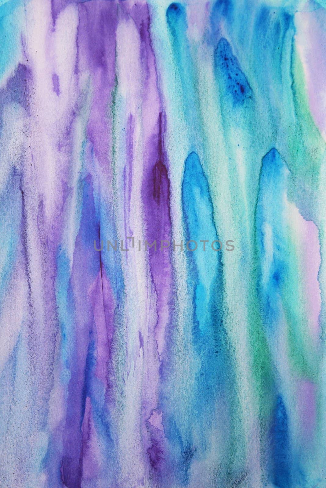 Abstract watercolor grunge background with colorful different layers on paper texture 
