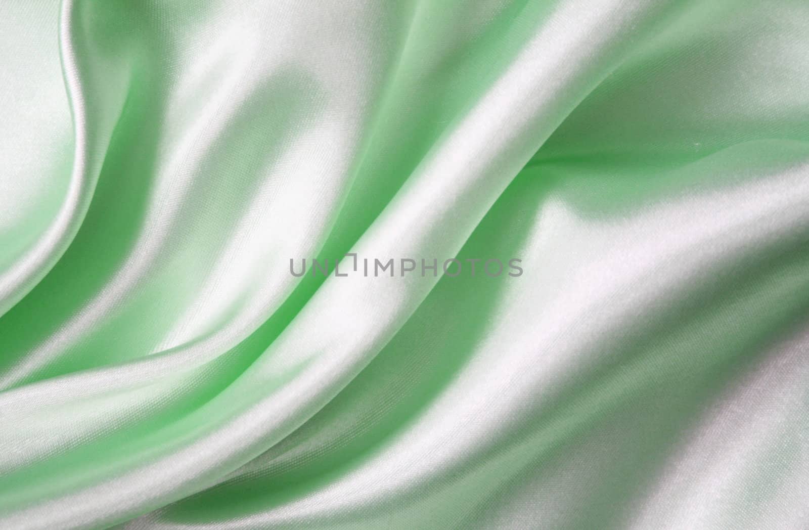 Smooth elegant green silk can use as background