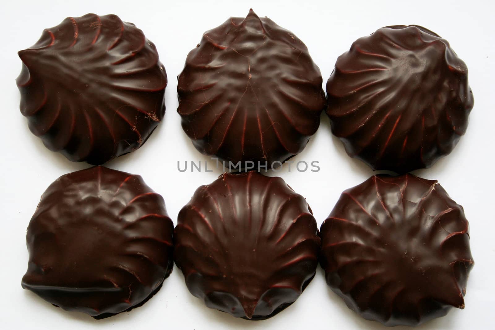 Marshmallow in chocolate can use as background
