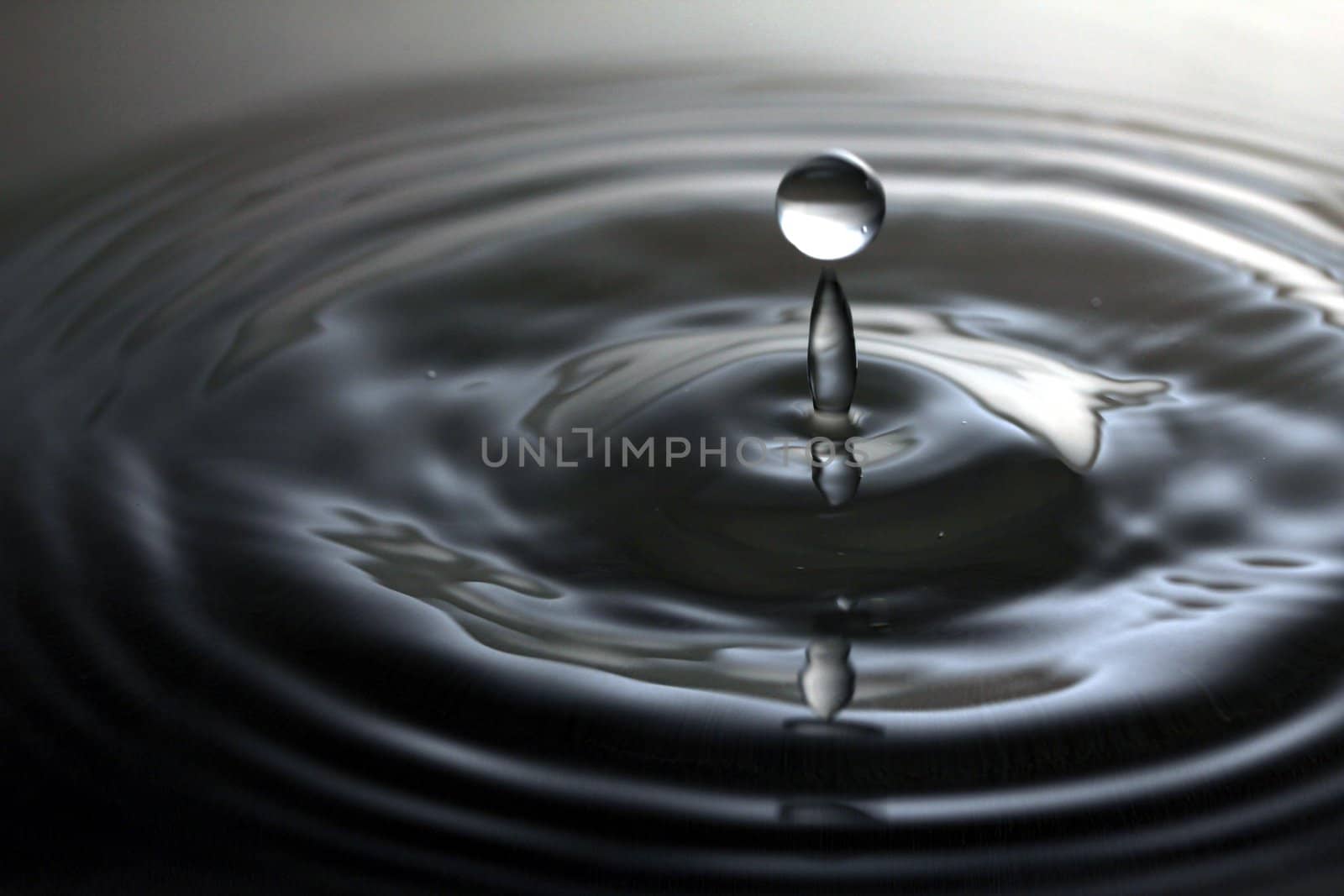 water drop macro shot by Teka77