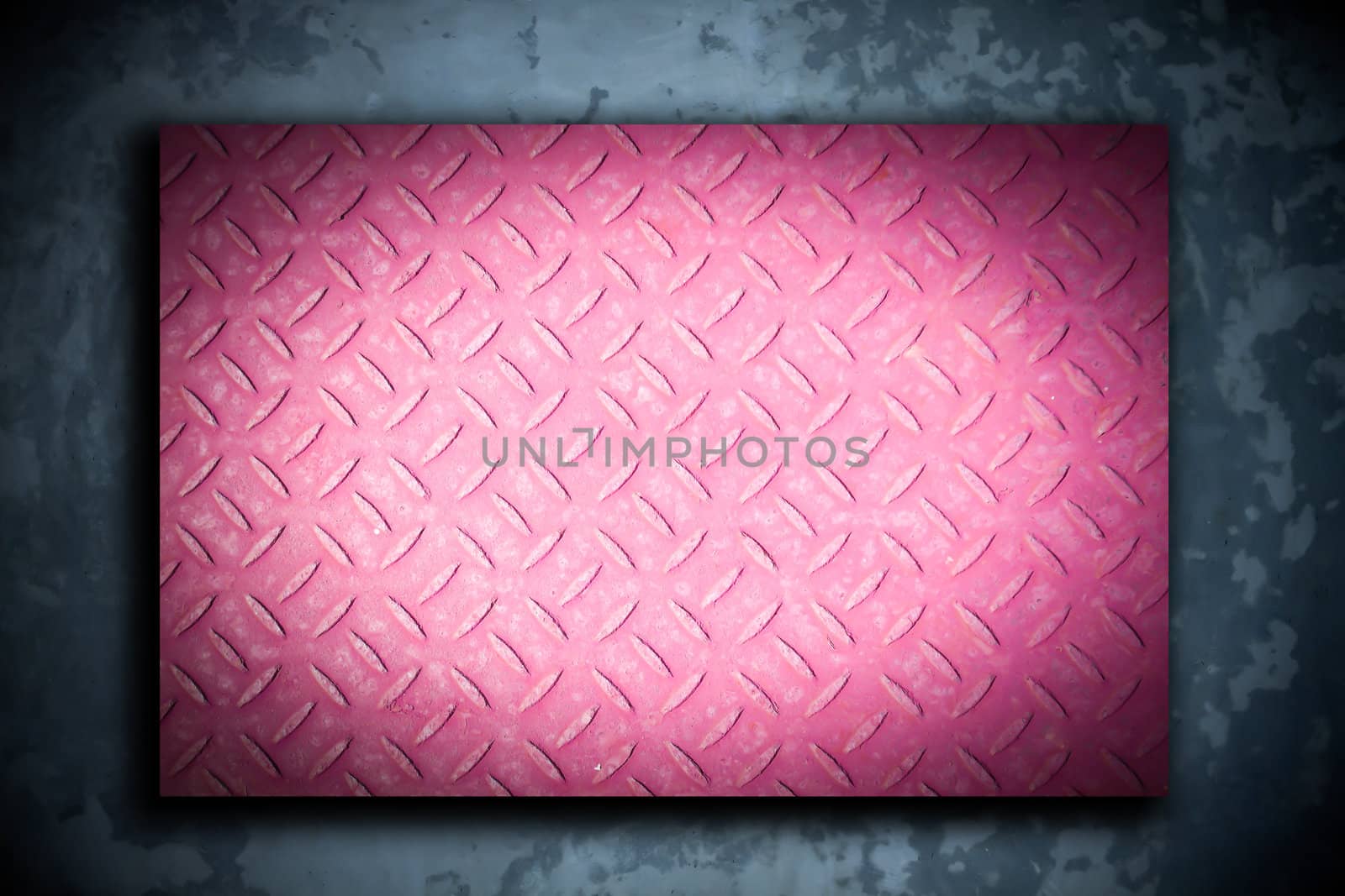 pink metal plate steel background  by rufous