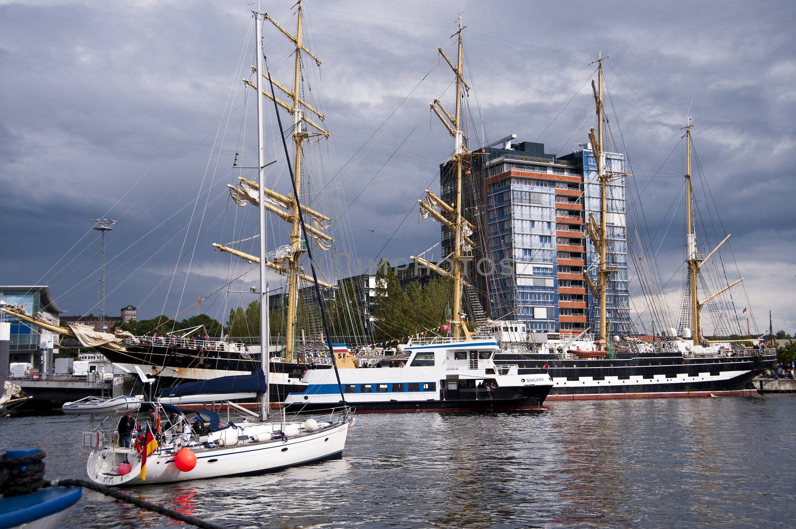 Scene in Kiel Week 2010, Germany