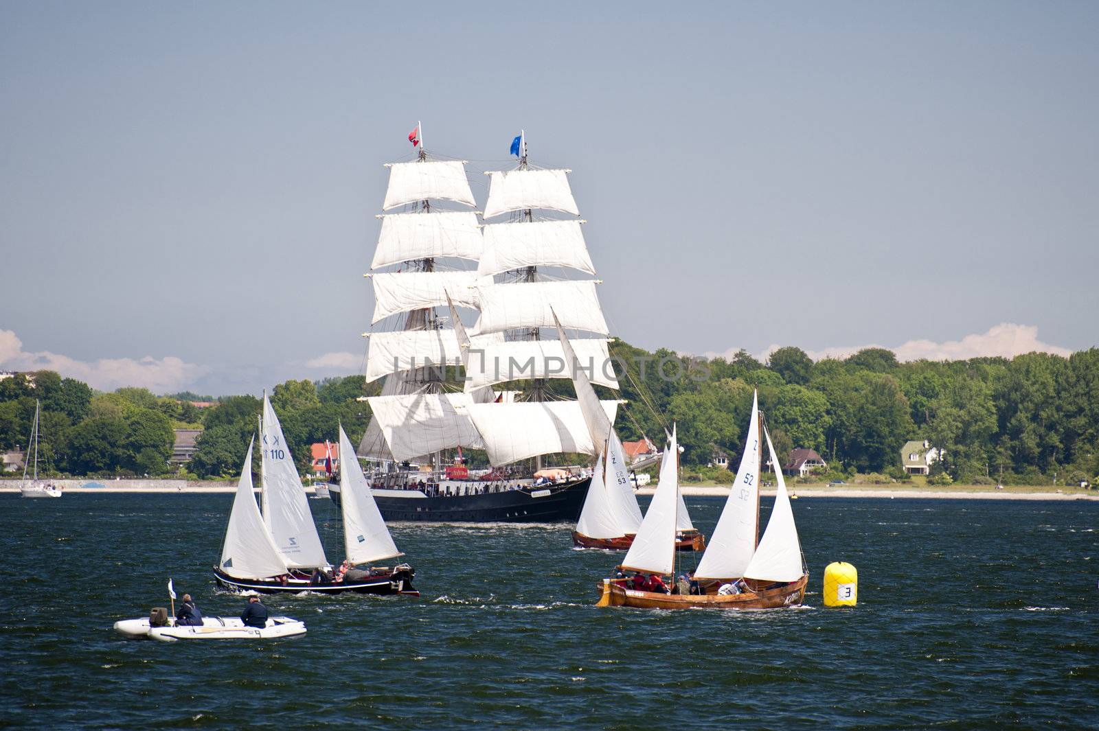 Scene on the Kiel-Week 2010, Germany