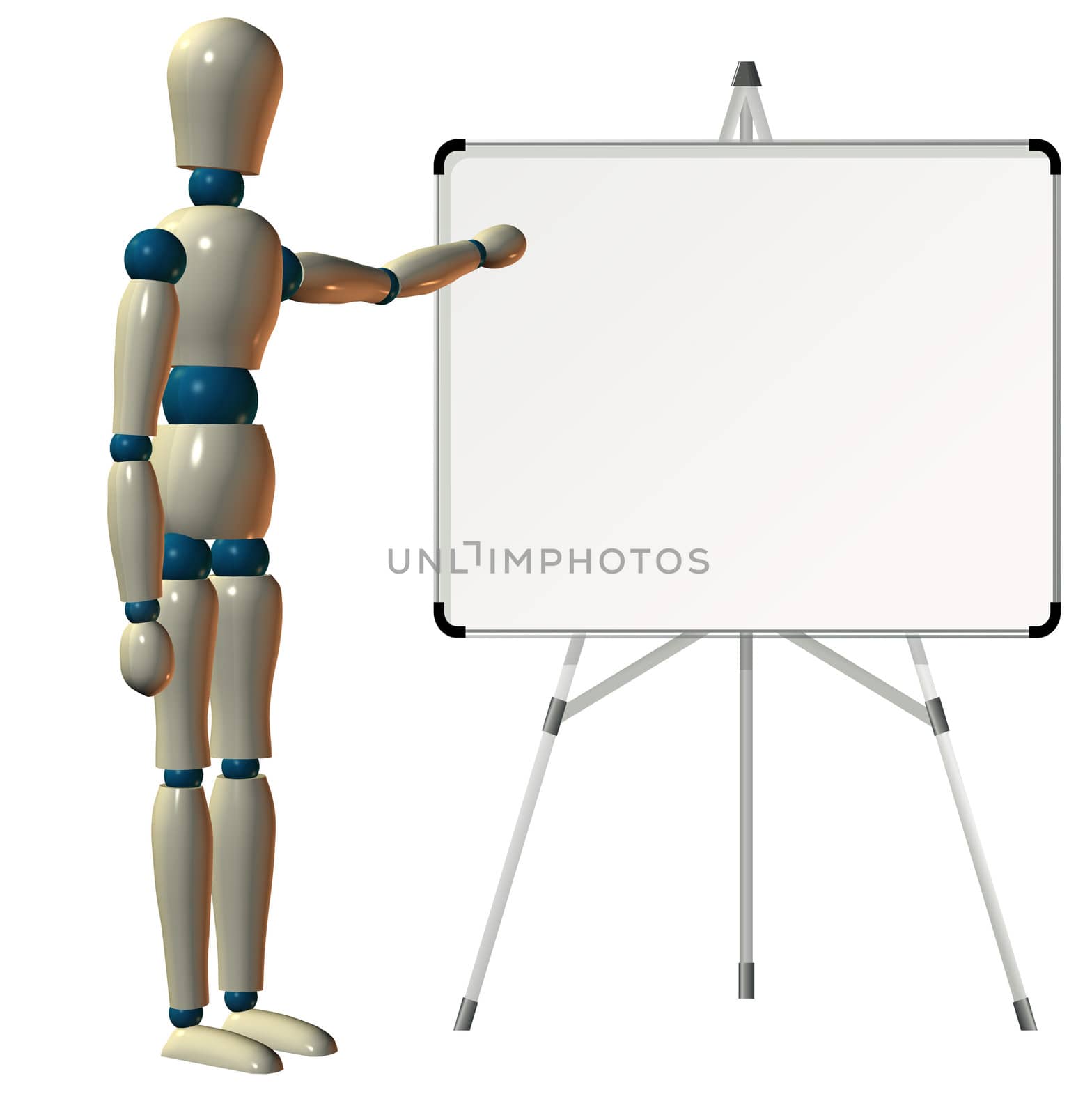 Teaching on white board by nadil