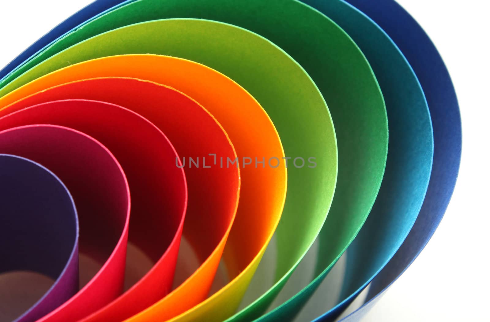 Color paper variety arc wave form spectrum