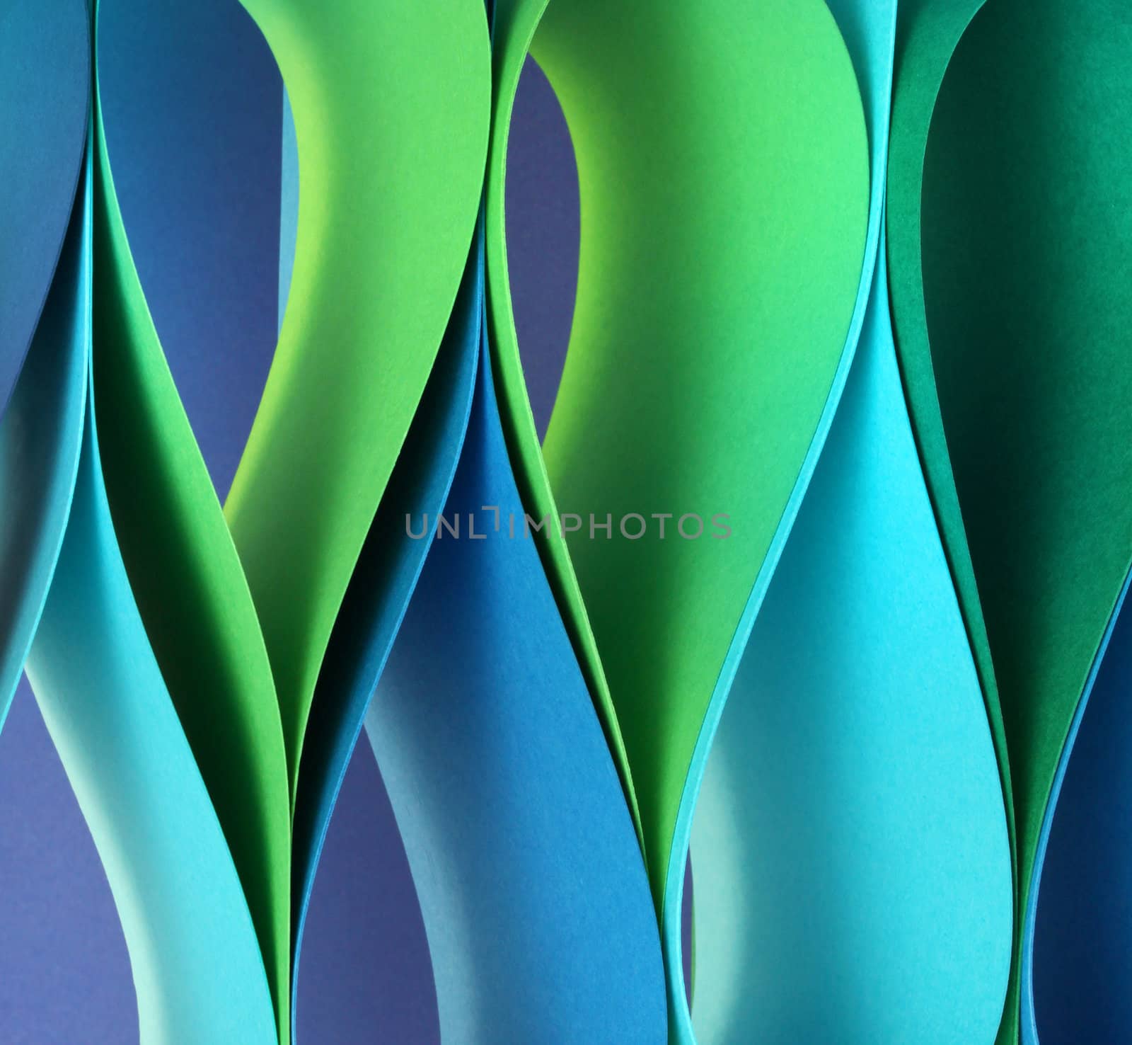 Cool colors tulip drop forms by anterovium