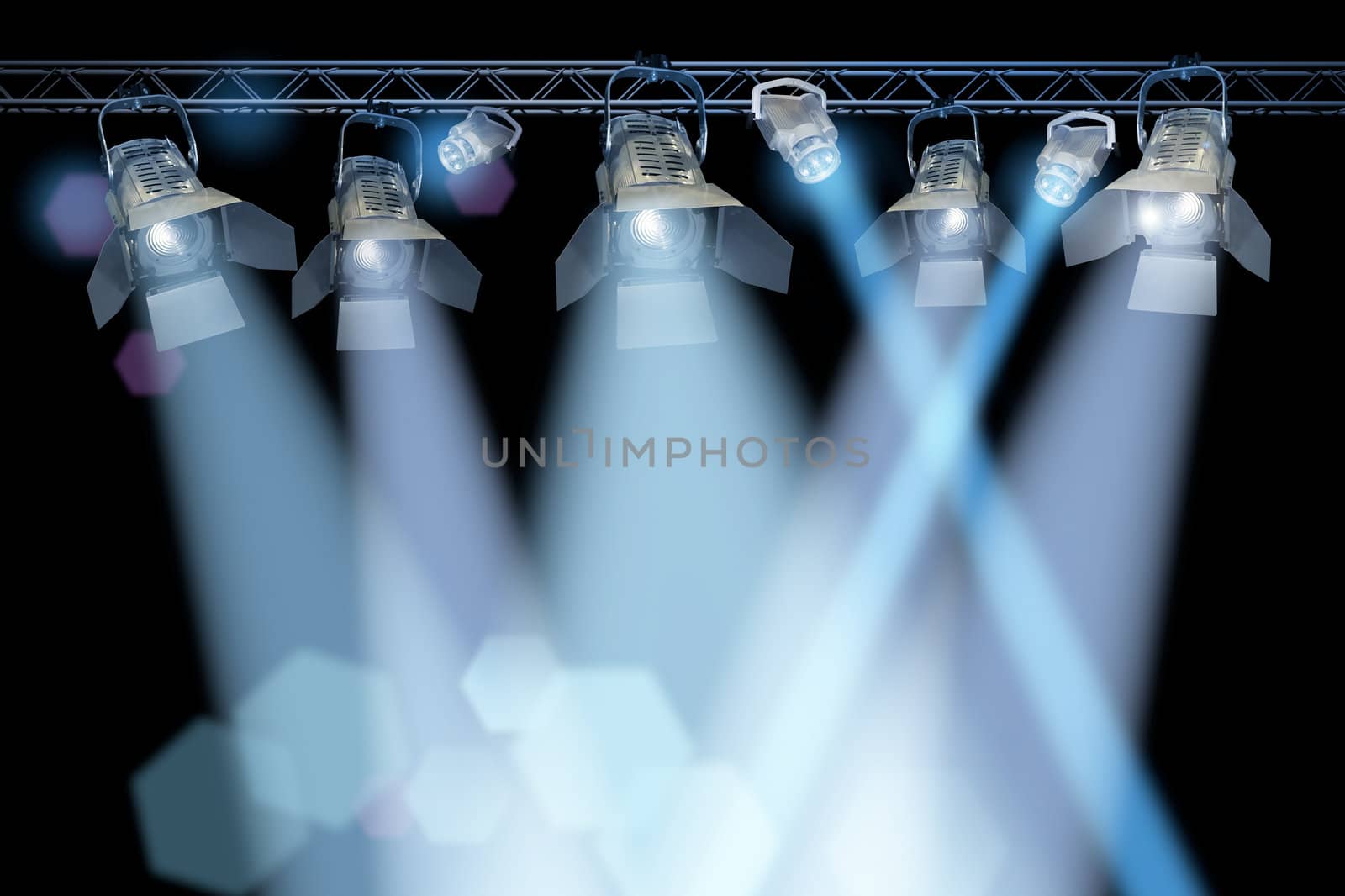 Stage spotlight rack by anterovium