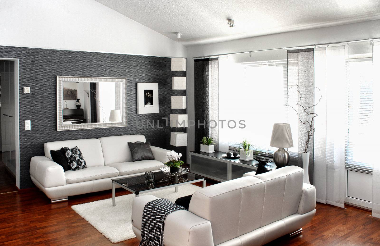 Modern living room by anterovium