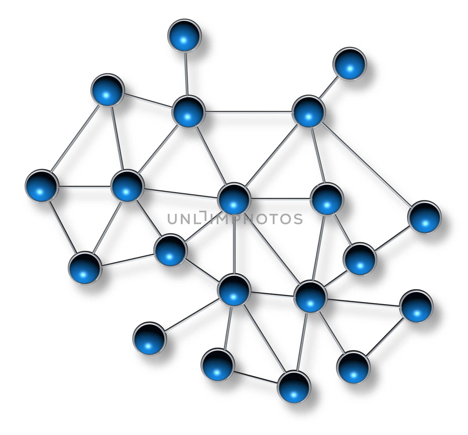 Network communication concept by anterovium