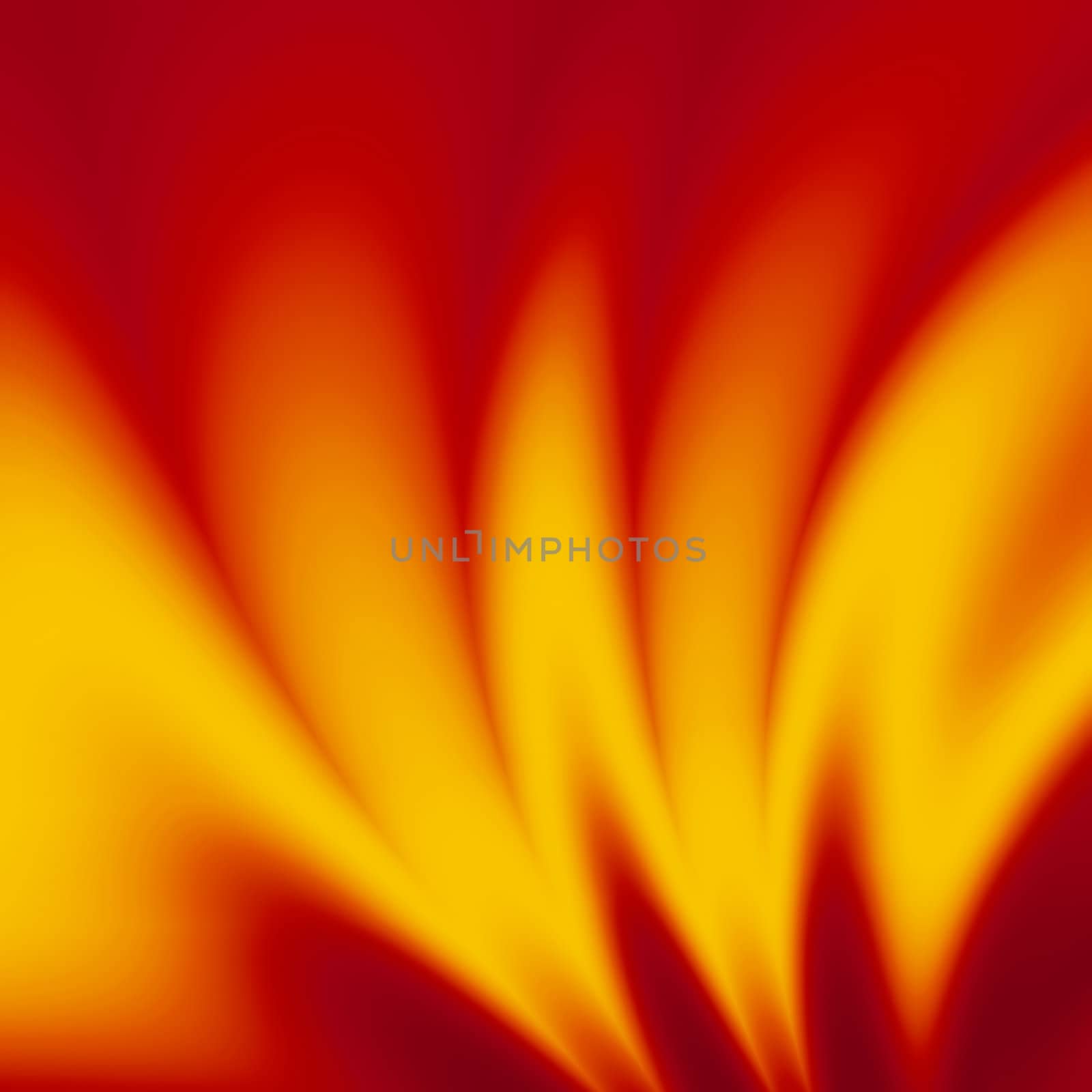 Abstract flame of red scarlet and yellow colors
