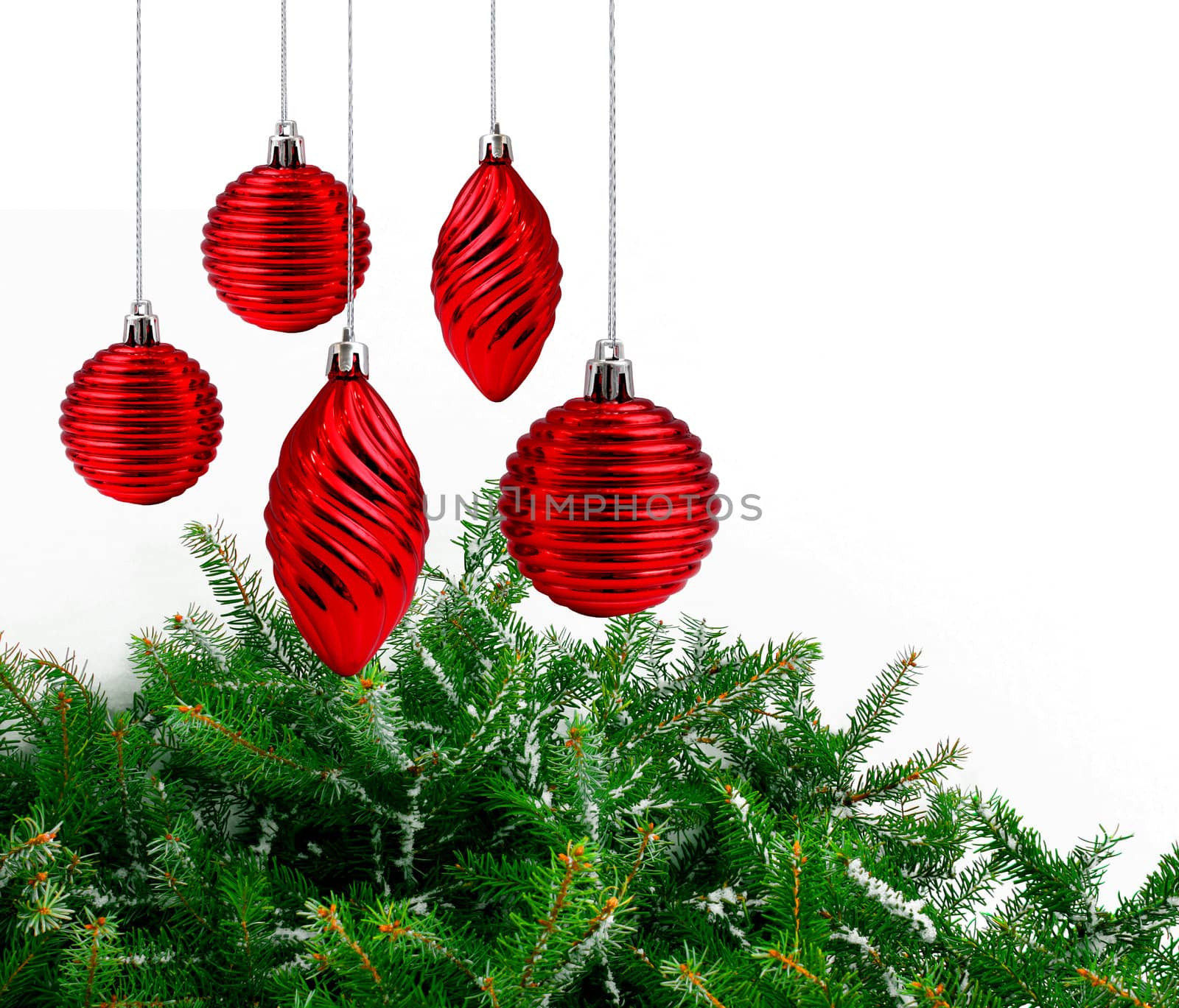 Red Christmas decoration by anterovium
