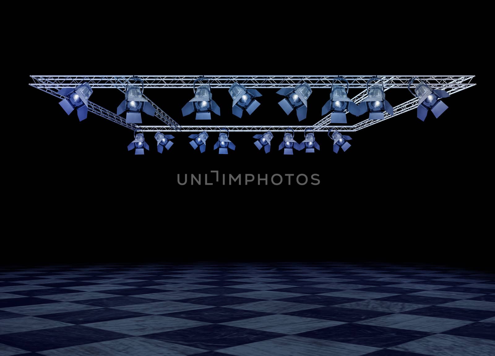 Rock stage lighting by anterovium