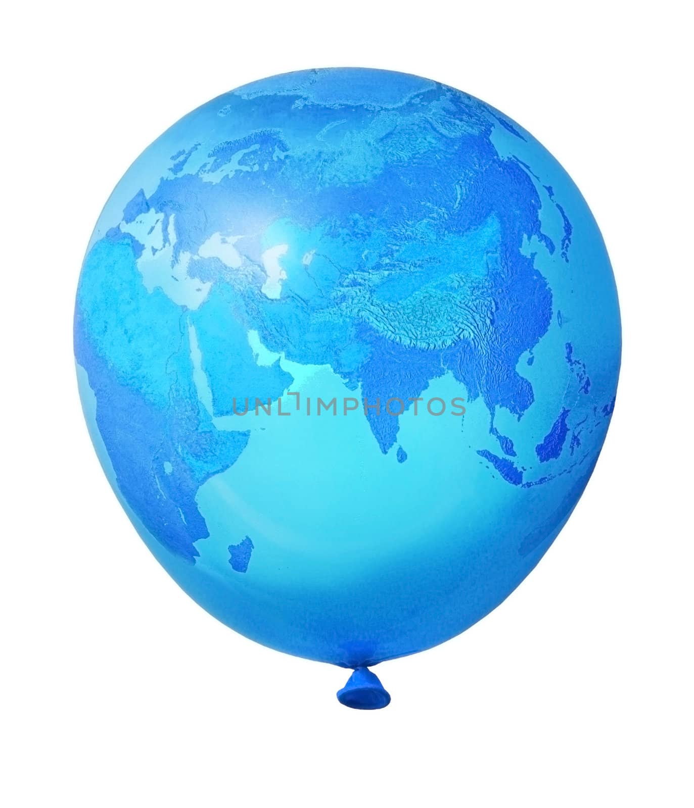 Blue planet Earth balloon by anterovium