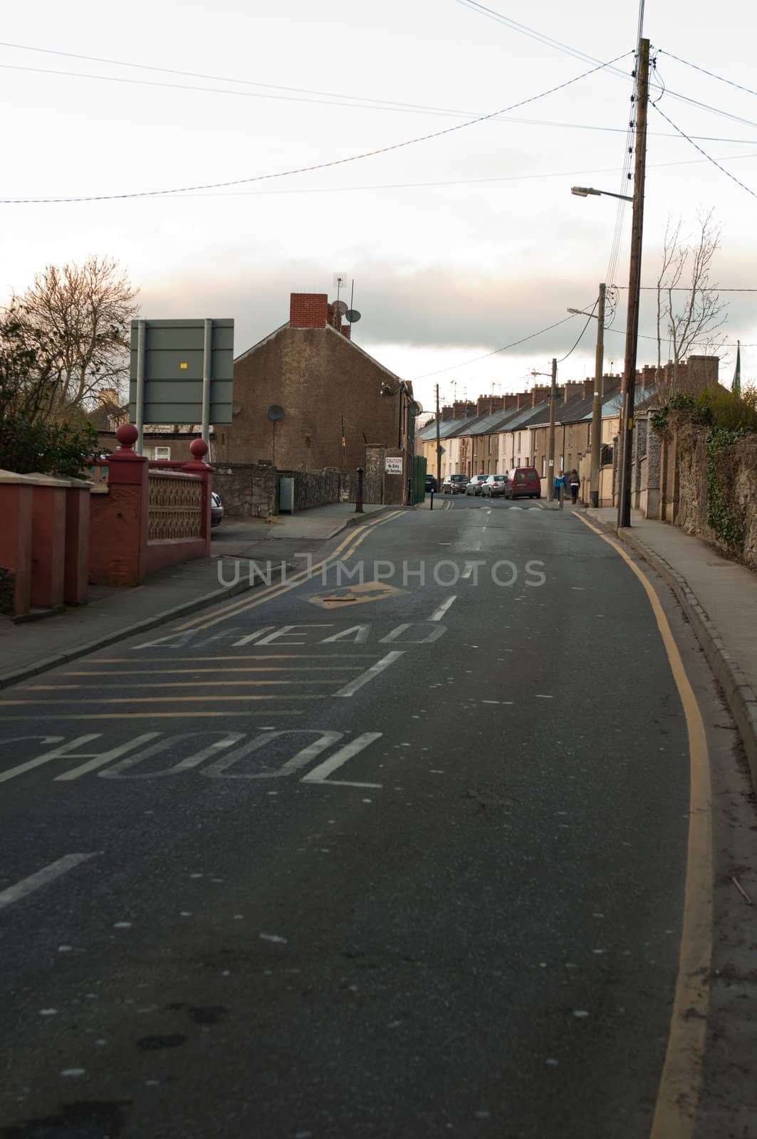 Mallow town road after sunset, Ireland